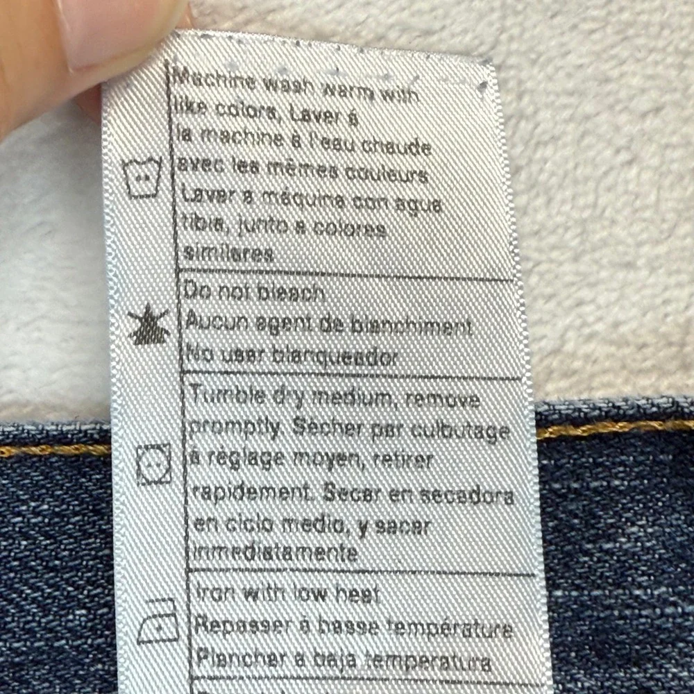 Carhartt Relaxed Fit Jeans Mens Denim‎ Blue Work Pants Size 38x27 Hemmed